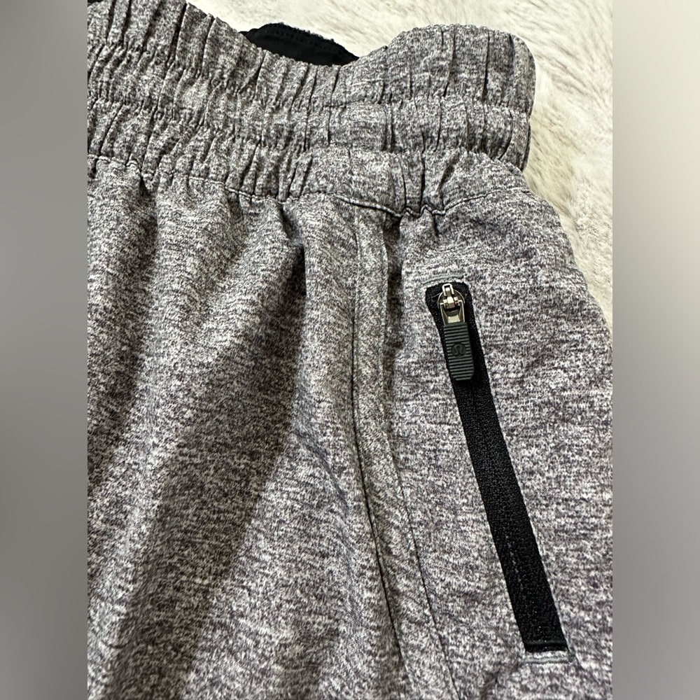 Lululemon Athletica Gray Athletic Shorts with Elastic Waistband - Picture 7 of 9